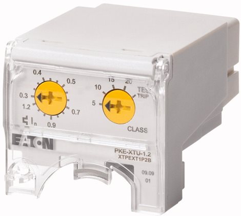 PKE-XTU-1,2 Elektronická spoušť pro PKE12, standardní, Ir=0,3-1,2A, P=0,12-0,37kW