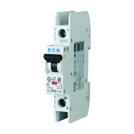 FAZ-B10/1-NA Jistič FAZ (norma UL), char B, 1-pólový, In=10A, Icu=15kA (IEC 60947-2)