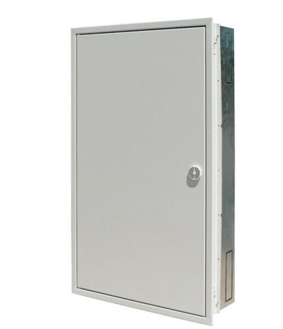 BP-U-3S-MES-800/15-ST Rozvodnice kompletní POD omítku, šedá, šířka 800, 9řad, 315 modulů