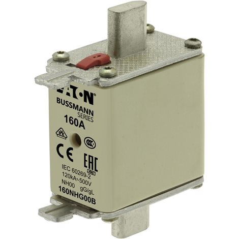 160NHG00B Pojistka NH gG/gL 500V 160A 00 dvojitý indikátor