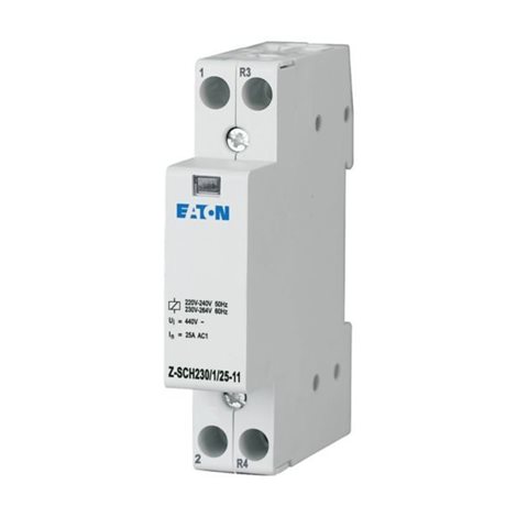 Z-SCH230/1/25-11 Instalační stykač, Uc=230V AC, In=25A, 1zap. 1vyp. kont.
