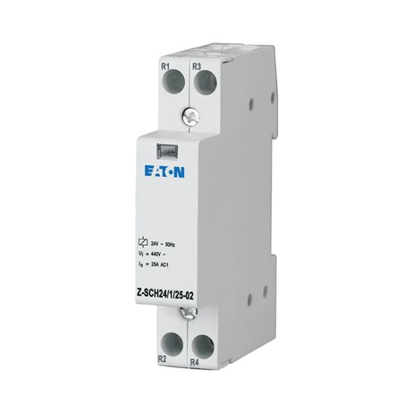 Z-SCH24/1/25-02 Instalační stykač, Uc=24V AC, In=25A, 2vyp. kont.