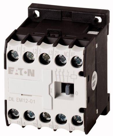 DILEM12-01-G(24VDC) Malý stykač 5,5kW, 1V, Uc=24V DC