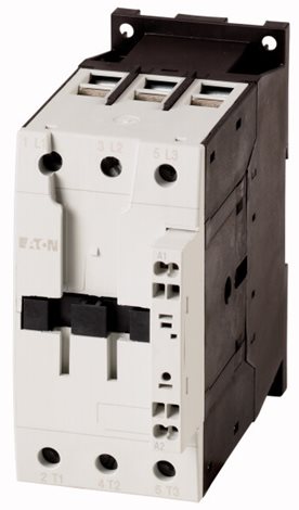 DILMC40(RDC24) Výkonový stykač 40A/18,5kW AC-3, 50A AC-1, 3pól, pružinové svorky, Uc=24V DC