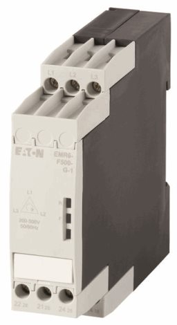EMR6-F500-G-1 (náhr. za EMR4-F500-2) Relé pro kontrolu sledu fází, Un=200-500V AC, 2 přep.