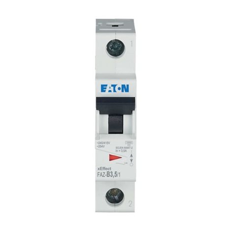 FAZ-B3,5/1 Jistič FAZ, char B, 1-pólový, In=3,5A, Icu=15kA (ČSN EN 60947-2)