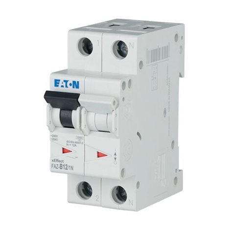 FAZ-B12/1N Jistič FAZ, char B, 1+N-pólový, In=12A, Icu=15kA (ČSN EN 60947-2)