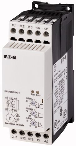 DS7-340SX012N0-N Softstartér, integr. bypass, ovl. 24 V AC/DC, 5,5 kW při 400V, 50Hz, Ie =