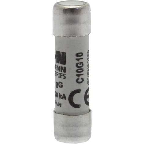 C10G10 Válcová pojistka GG 500V AC 10A C10(10,3x38mm)