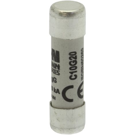 C10G20 Válcová pojistka GG 500V AC 20A C10(10,3x38mm)