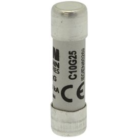 C10G25 Válcová pojistka GG 500V AC 25A C10(10,3x38mm)