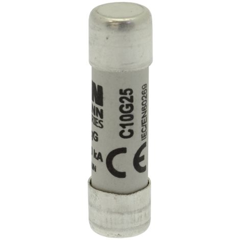 C10G25 Válcová pojistka GG 500V AC 25A C10(10,3x38mm)