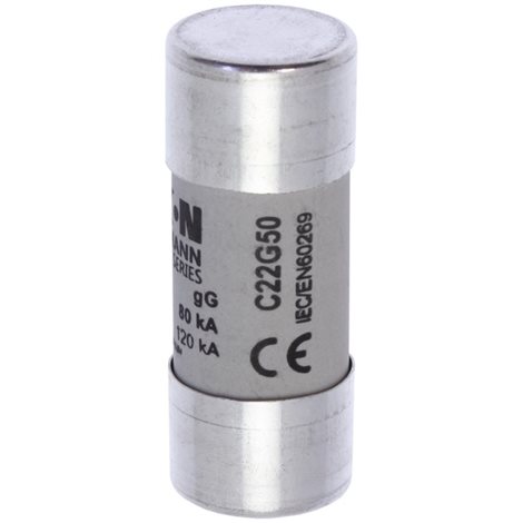 C22G50 Válcová pojistka GG 690V AC 50A C22(22,2x58mm)