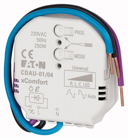CDAU-01/04 RF SMART stmívací aktor 250W UNI 