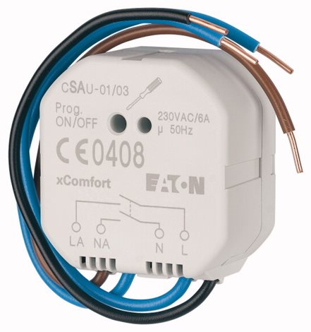 CSAU-01/03 RF Spínací aktor 6A/230V - dvojpólový