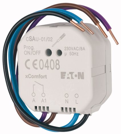 CSAU-01/02 RF Spínací aktor - bezpot.výstup