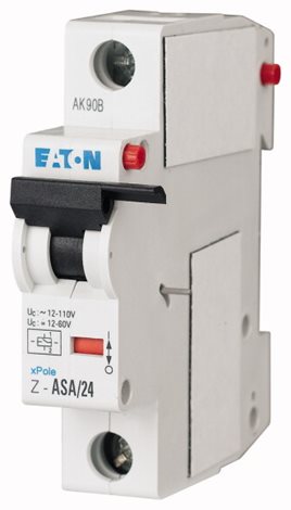 Z-ASA/230 Vypínací spoušť pro modulární jističe, montáž vlevo, uchycení přilepením, 110-415V AC / 11