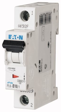 PL6-B10/1 jistič 1-p, B, 10A, 6kA