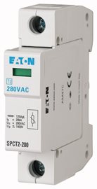 SPCT2-280/1 (SPC-S-20/280/1) Svodič přepětí třídy T2+T3 (II+III, C+D), modulový, 1pól, Un=280V