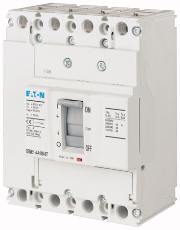 BZMD1-A125-BT Jistič BZM 3pól, Icu=15kA, In=125A, třmenové svorky