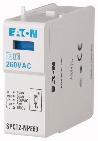 SPCT2-NPE60 (SPC-S-N/PE) Modul N-PE 260V AC, 30kA pro svodič SPCT2