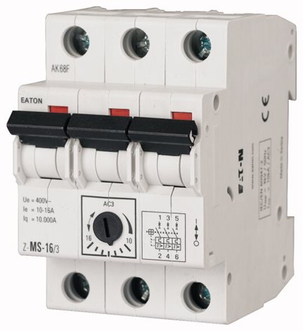 Z-MS-2,5/3    spínač motorů 1,60–2,50A