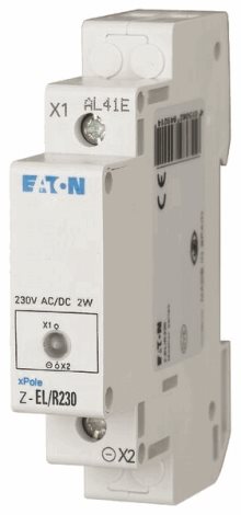 Z-EL/R230 Světelné návěstí červená 230V AC/DC