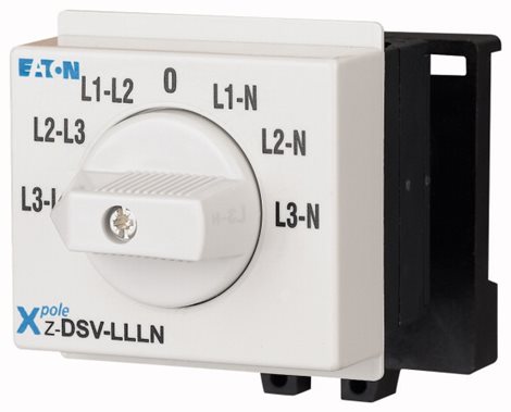 Z-DSV-LLLN Otočný spínač, přepínač voltmetru, L+N