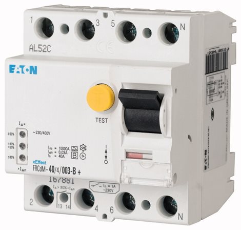 FRCdM-40/4/003-G/B+ Digitální proudový chránič FRC, typ G/B+, 4-pólový, Idn=0,03A, In=40A,