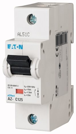 AZ-C20 Jistič AZ, char C, 1-pólový, In=20A, Icu=25kA (ČSN EN 60947-2)