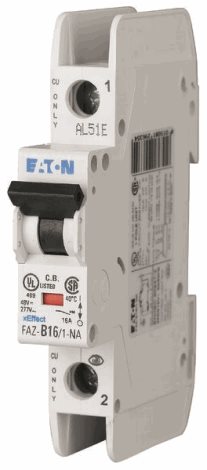 FAZ-B6/1-NA Jistič FAZ (norma UL), char B, 1-pólový, In=6A, Icu=15kA (IEC 60947-2)