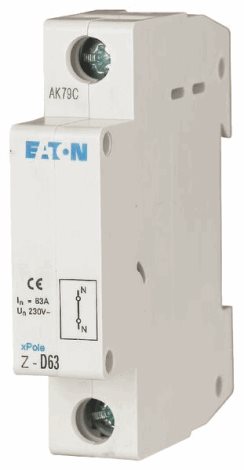 Z-D63/P Propojovací modul, In=63A se zdířkou