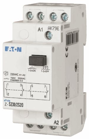 Z-S48/S Impulsní relé, tlačítko, 48V~/24V=, 1zap. kont.