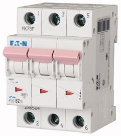 PL6-C16/3 Jistič 3-p, C, 16A, 6kA