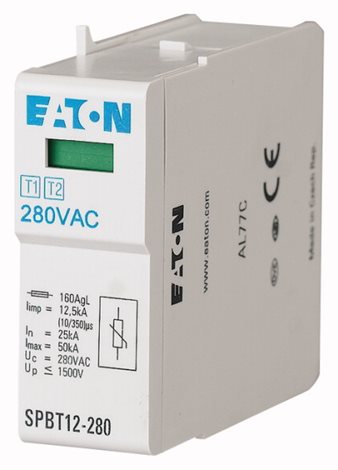 SPBT12-280 Modul 280V AC, 12,5kA pro svodič SPBT12 (T1+T2, B+C)