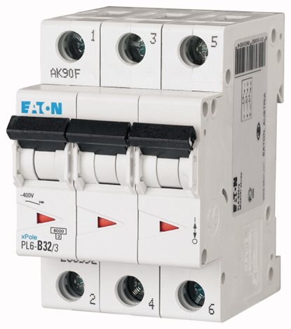 PL6-C32/3 Jistič 3-p, C, 32A, 6kA