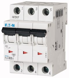 PL6-B25/3 jistič 3-p, B, 25A, 6kA