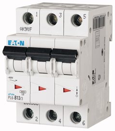 PL6-B13/3 jistič 3-p, B, 13A, 6kA