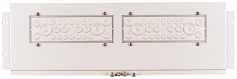 BP-FLP-800-2K-W Deska pro vstup kabelů, bílá, Š=800