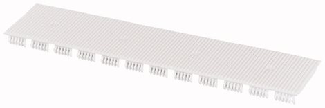 BS-12MF-WH Záslepka pro výřezy 45mm, 12 modulů TE, bílá, lámatelná po 2,25mm (1/8TE)