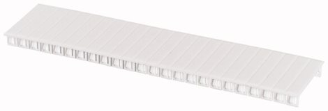 BS-12MB-WH Záslepka pro výřezy 45mm, 12 modulů TE, bílá