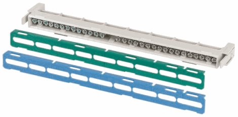 SK-13N/16PE-KLV Šroubová svorkovnice 1xN/PE pro KLV, 13x0,75-16mm2 (N) a 16x0,75-16mm2 (PE