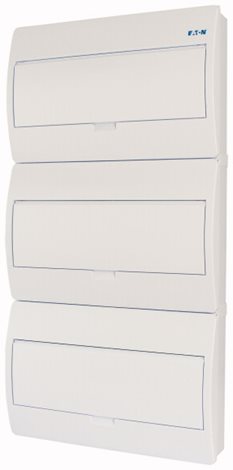 BC-O-3/54-TW-ECO Plast. rozvodnice na omítku, bílé dveře