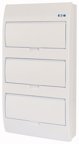 BC-O-3/36-TW-ECO Plast. rozvodnice na omítku, bílé dveře