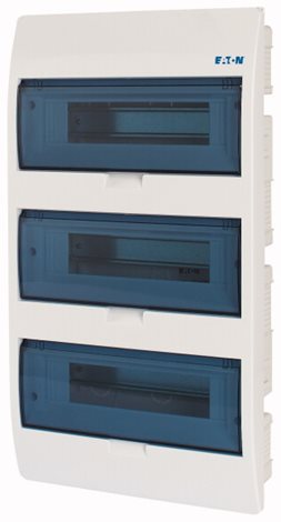 BC-U-3/36-ECO Plast. rozvodnice pod omítku, průhledné dveře