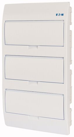 BC-U-3/36-TW-ECO Plast. rozvodnice pod omítku, bílé dveře