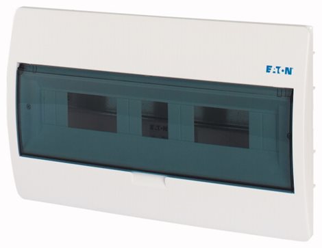 BC-U-1/18-ECO Plast. rozvodnice pod omítku, průhledné dveře