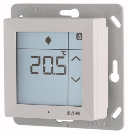 CRCA-00/08 RF dotykový pokojový termostat 0-40°C s vlhkoměrem 10-95% s teplotním vstupem, 