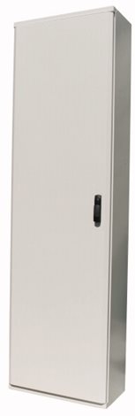 BP-F-600/20/3-P Skříň s dveřmi, výklopná klika, IP30, šedá, na podlahu, ŠxVxH=600x2060x300