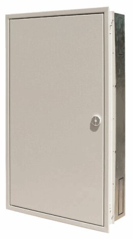 BP-U-3S-MES-600/7-ST Rozvodnice kompletní POD omítku, šedá, šířka 600, 4řad, 96 modulů